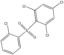 2,4,6-Trichlorophenyl 2-chlorophenyl sulfone 结构式
