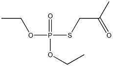 Thiophosphoric acid O,O-diethyl S-(2-oxopropyl) ester 结构式