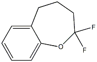 2,3,4,5-Tetrahydro-2,2-difluoro-1-benzoxepine 结构式