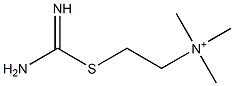 2-(Amidinothio)-N,N,N-trimethylethanaminium 结构式