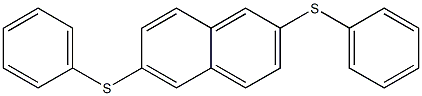 2,6-Di(phenylthio)naphthalene 结构式