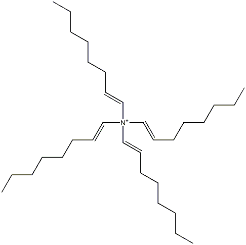 N,N,N,N-Tetra(1-octenyl)aminium 结构式