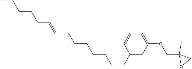3-(8-Tetradecenyl)phenyl 2-methylglycidyl ether 结构式