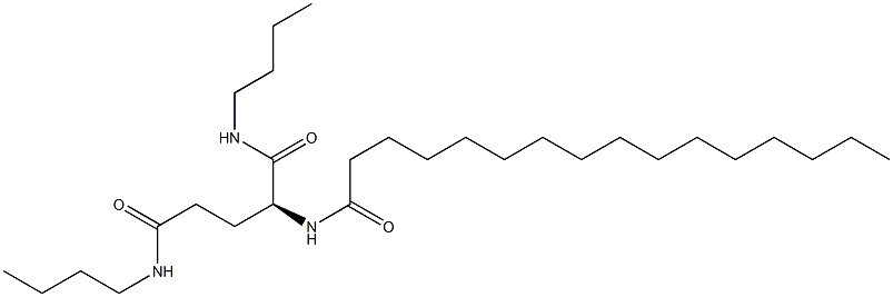 N2-Hexadecanoyl-N1,N5-dibutylglutaminamide 结构式