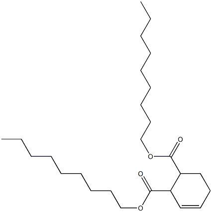 5-Cyclohexene-1,2-dicarboxylic acid dinonyl ester 结构式