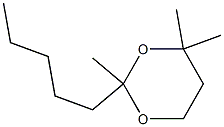 2,4,4-Trimethyl-2-pentyl-1,3-dioxane 结构式