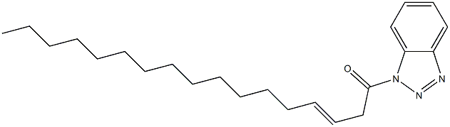 1-(3-Heptadecenoyl)-1H-benzotriazole 结构式