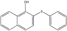 2-Phenylthio-1-naphthol 结构式