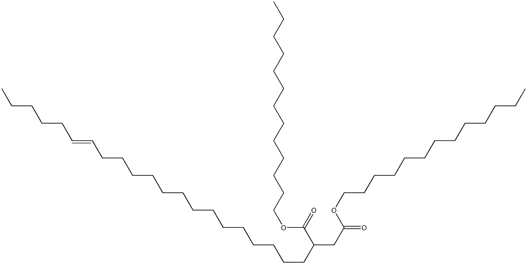 2-(15-Henicosenyl)succinic acid ditridecyl ester 结构式