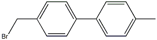 4-Bromomethyl-4'-methyl-1,1'-biphenyl 结构式