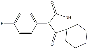 2-(4-Fluorophenyl)-2,4-diazaspiro[4.5]decane-1,3-dione 结构式