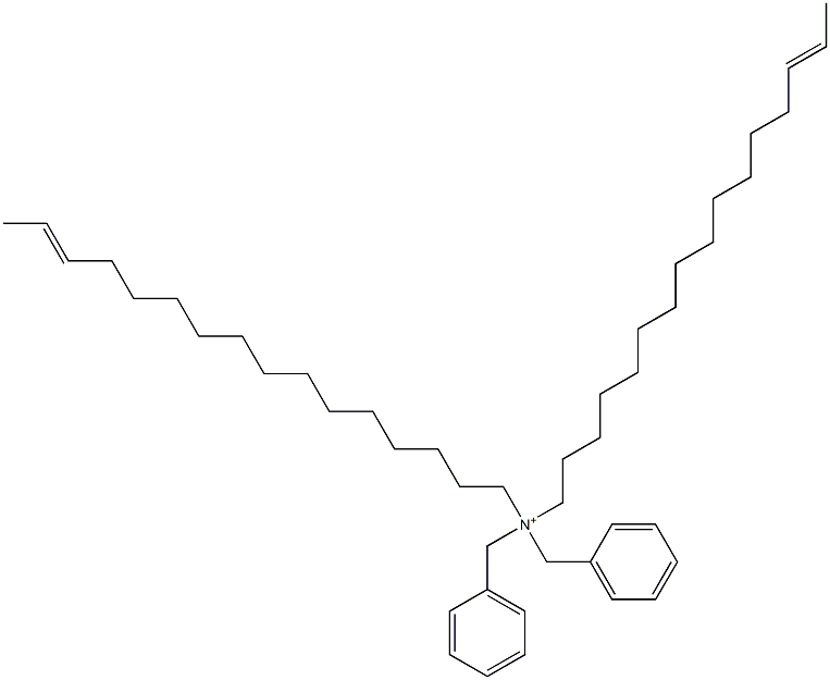 Di(14-hexadecenyl)dibenzylaminium 结构式