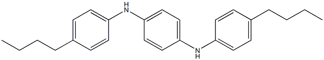 N,N'-Bis(4-butylphenyl)-1,4-phenylenediamine 结构式