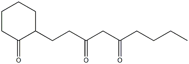 1-(2-Oxocyclohexyl)-3,5-nonanedione 结构式