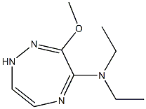 4-Diethylamino-3-methoxy-1H-1,2,5-triazepine 结构式