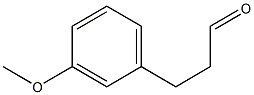 3-Methoxybenzenepropanal 结构式