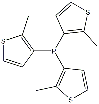 Tris(2-methylthiophen-3-yl)phosphine 结构式