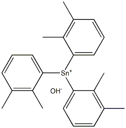 Tri-2,3-xylyltin(IV) hydroxide 结构式