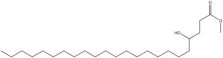 4-Hydroxytricosanoic acid methyl ester 结构式