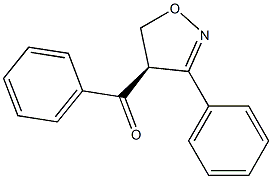 (4R)-3-Phenyl-4-benzoyl-2-isoxazoline 结构式