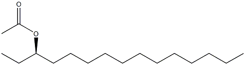 [R,(+)]-3-Pentadecanol acetate 结构式