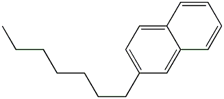 2-Heptylnaphthalene 结构式