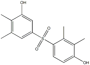 3,4'-Dihydroxy-2',3',4,5-tetramethyl[sulfonylbisbenzene] 结构式