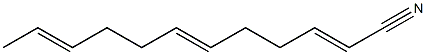 2,6,10-Dodecatrienenitrile 结构式