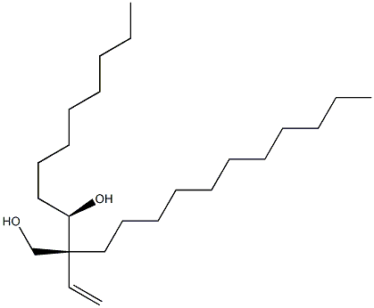 (1R,2R)-1-Octyl-2-undecyl-2-vinyl-1,3-propanediol 结构式