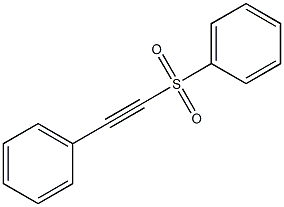 1-(Phenylsulfonyl)-2-phenylethyne 结构式