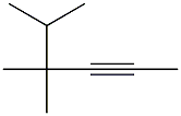 4,4,5-Trimethyl-2-hexyne 结构式