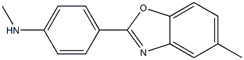 2-[4-(Methylamino)phenyl]-5-methylbenzoxazole 结构式