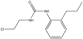 1-(2-Chloroethyl)-3-(o-propylphenyl)urea 结构式