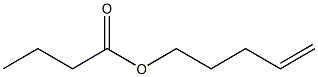 Butyric acid 4-pentenyl ester 结构式