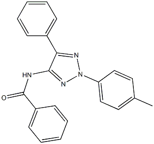 N-[2-(4-Methylphenyl)-5-phenyl-2H-1,2,3-triazol-4-yl]benzamide 结构式