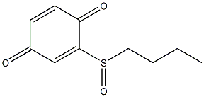 2-(Butylsulfinyl)-p-benzoquinone 结构式