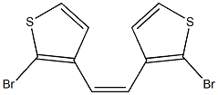 (Z)-1,2-Bis(2-bromo-3-thienyl)ethene 结构式