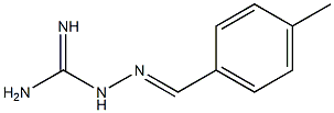 p-Tolualdehyde guanyl hydrazone 结构式