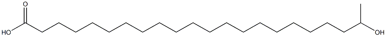 21-Hydroxydocosanoic acid 结构式