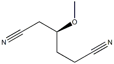 [S,(-)]-3-Methoxyhexanedinitrile 结构式