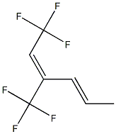 3-(Trifluoromethyl)-1,1,1-trifluoro-2,4-hexadiene 结构式