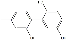 4'-Methyl-1,1'-biphenyl-2,2',5-triol 结构式