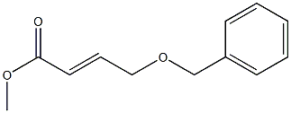 4-(Benzyloxy)-2-butenoic acid methyl ester 结构式