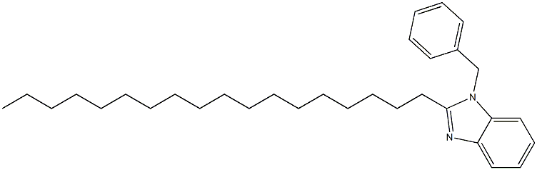 1-Benzyl-2-stearyl-1H-benzimidazole 结构式