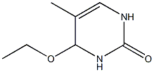 4-Ethoxy-5-methyl-3,4-dihydropyrimidin-2(1H)-one 结构式