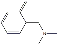 N,N-Dimethyl-6-methylene-2,4-cyclohexadiene-1-methanamine 结构式