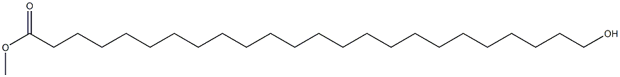 24-Hydroxytetracosanoic acid methyl ester 结构式