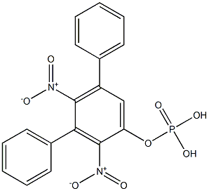 Phosphoric acid diphenyl(2,4-dinitrophenyl) ester 结构式