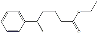 [S,(+)]-5-Phenylhexanoic acid ethyl ester 结构式