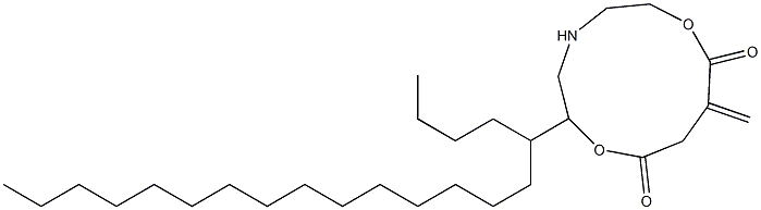 5-Icosyl-10-methylene-5-aza-2,8-dioxacycloundecane-1,9-dione 结构式